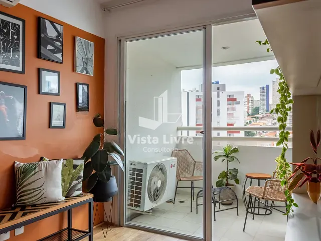 Apartamento com 56m² 1 quarto e 2 banheiros, à venda, no bairro Vila Anglo Brasileira em São Paulo