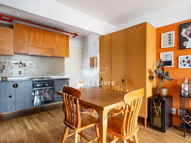 Apartamento com 56m² 1 quarto e 2 banheiros, à venda, no bairro Vila Anglo Brasileira em São Paulo