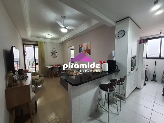 Apartamento 2 quartos e 2 banheiros, à venda, no bairro Bosque dos Eucaliptos em São José dos Campos