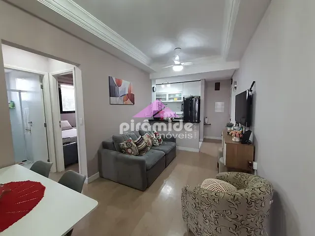 Apartamento 2 quartos e 2 banheiros, à venda, no bairro Bosque dos Eucaliptos em São José dos Campos