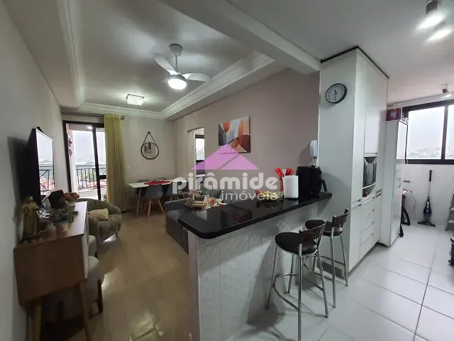 Apartamento 2 quartos e 2 banheiros, à venda, no bairro Bosque dos Eucaliptos em São José dos Campos