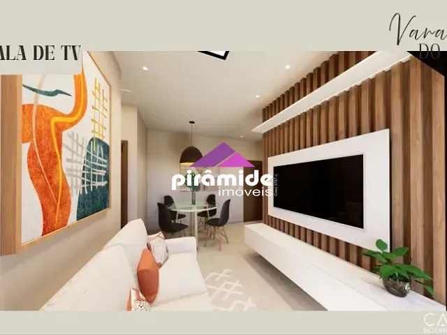 Apartamento com 62m² 2 quartos e 1 banheiro, à venda, no bairro Massaguaçu em Caraguatatuba
