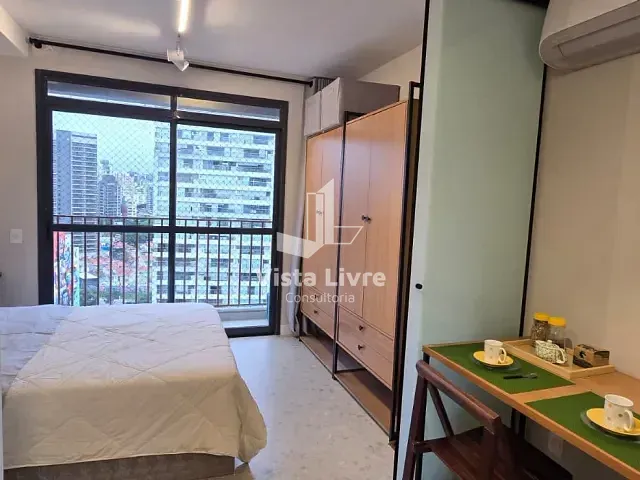 Apartamento com 24m² 1 quarto e 1 banheiro, à venda, no bairro Pinheiros em São Paulo