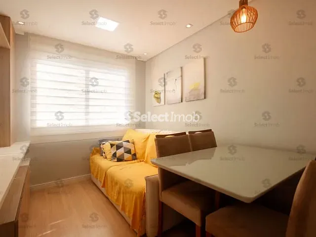 Apartamento com 45m² 2 quartos e 1 banheiro, à venda, no bairro Parque São Vicente em Mauá