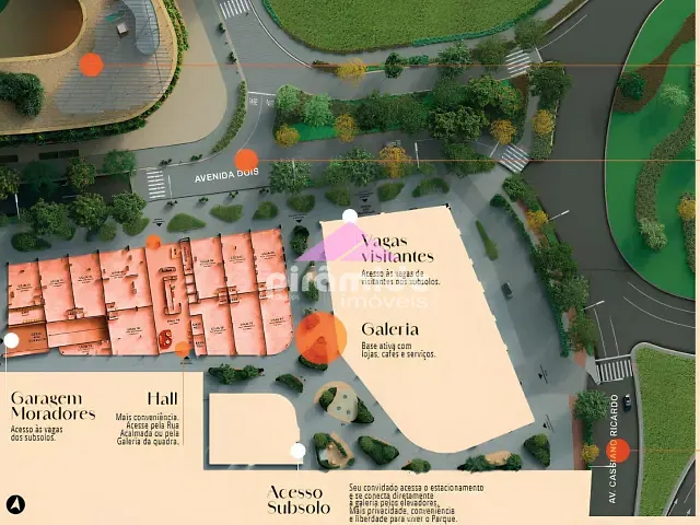 Apartamento 1 quarto e 1 banheiro, à venda, no bairro Parque Una em São José dos Campos