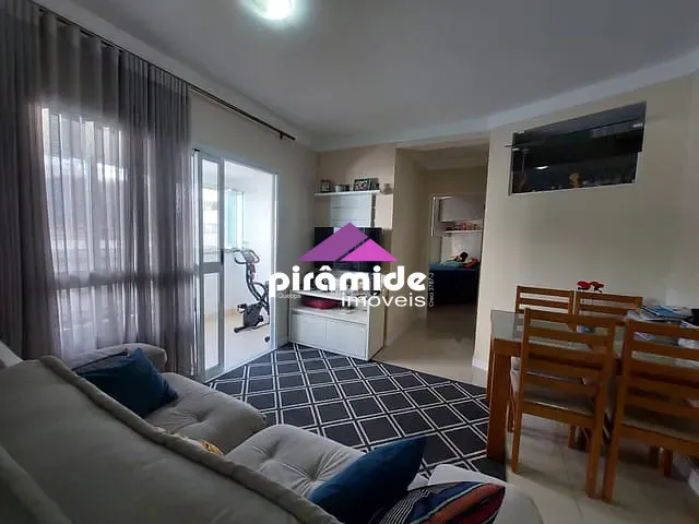Apartamento 1 quarto e 2 banheiros, à venda, no bairro Parque Residencial Aquarius em São José dos Campos