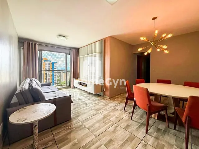 Apartamento com 93m² 3 quartos e 3 banheiros, para alugar, no bairro Residencial Eldorado em Goiânia