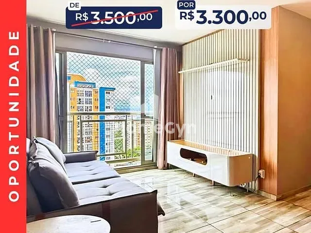 Apartamento com 93m² 3 quartos e 3 banheiros, para alugar, no bairro Residencial Eldorado em Goiânia