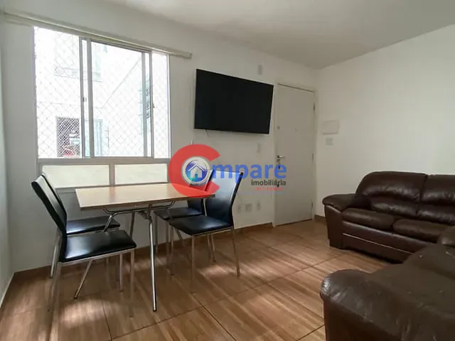 Apartamento 2 quartos e 1 banheiro, à venda, no bairro Vila Alzira em Guarulhos