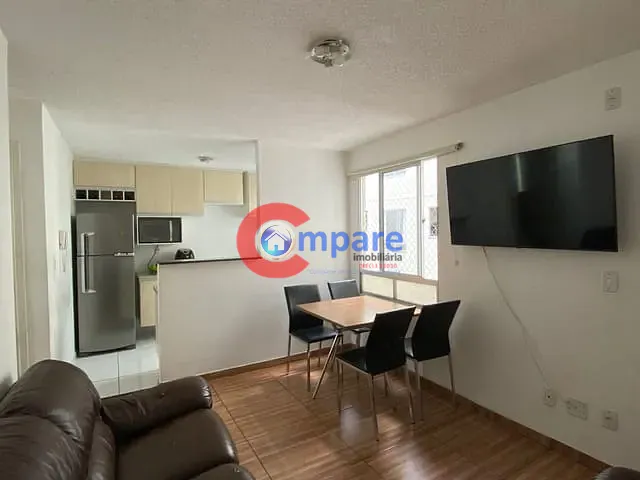 Apartamento 2 quartos e 1 banheiro, à venda, no bairro Vila Alzira em Guarulhos