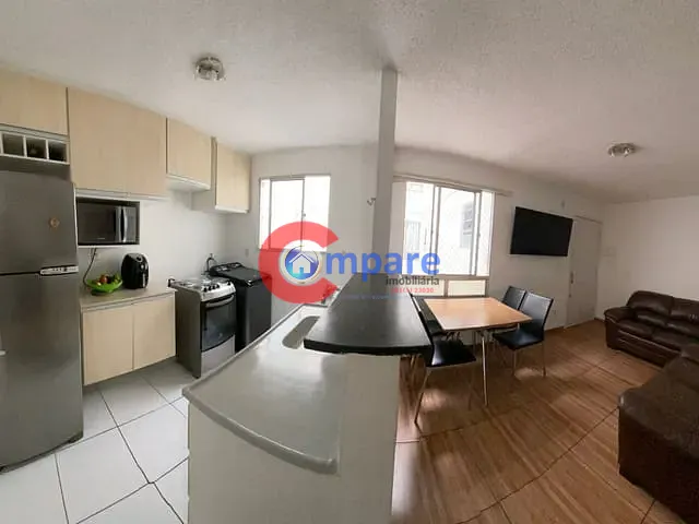 Apartamento 2 quartos e 1 banheiro, à venda, no bairro Vila Alzira em Guarulhos