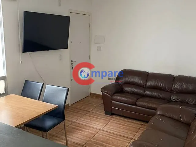 Apartamento 2 quartos e 1 banheiro, à venda, no bairro Vila Alzira em Guarulhos