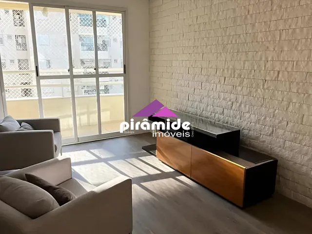 Apartamento com 74m² 2 quartos e 2 banheiros, à venda ou para alugar, no bairro Parque Residencial Aquarius em São José dos Campos