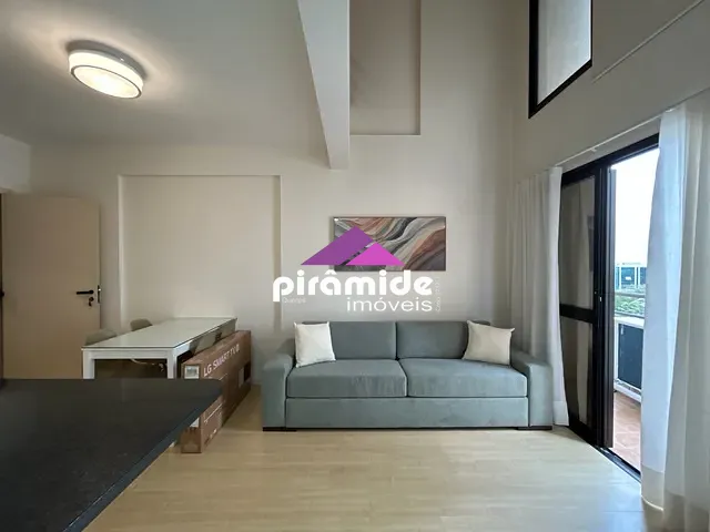 Apartamento com 57m² 1 quarto e 2 banheiros, para alugar, no bairro Jardim Aquarius em São José dos Campos