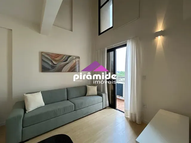 Apartamento com 57m² 1 quarto e 2 banheiros, para alugar, no bairro Jardim Aquarius em São José dos Campos