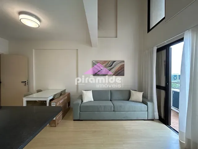 Apartamento com 57m² 1 quarto e 2 banheiros, para alugar, no bairro Jardim Aquarius em São José dos Campos