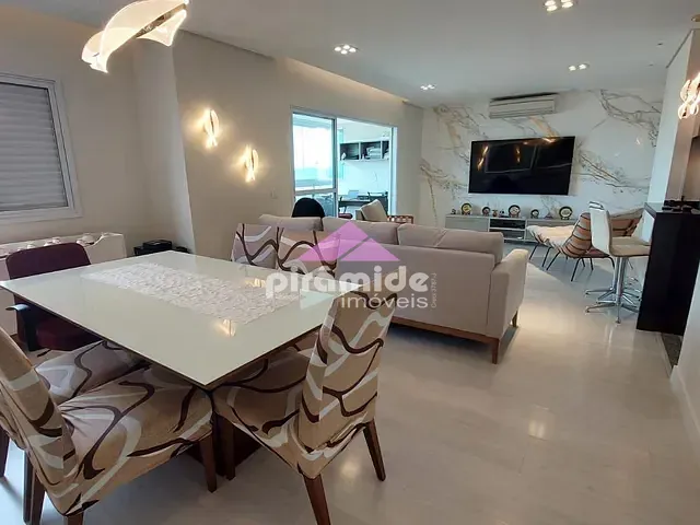 Apartamento com 108m² 3 quartos e 4 banheiros, para alugar, no bairro Jardim Paraíba em Jacareí