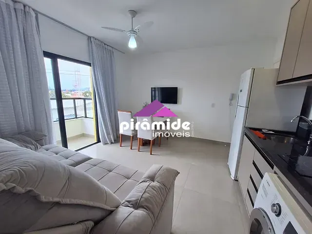 Apartamento com 33m², à venda, no bairro Aruan em Caraguatatuba
