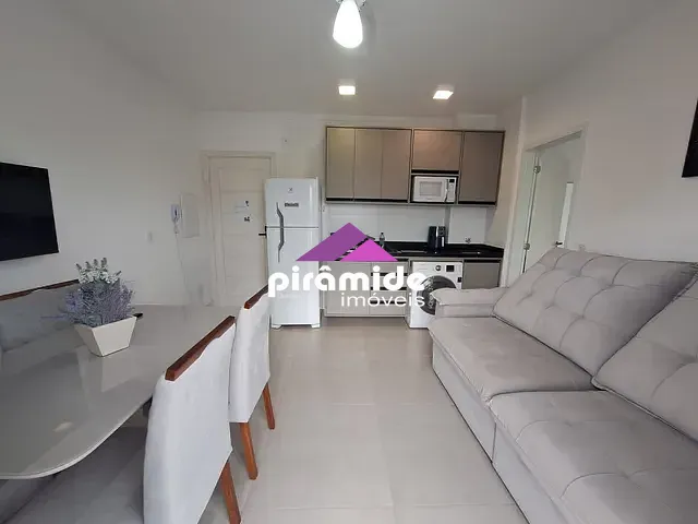 Apartamento com 33m², à venda, no bairro Aruan em Caraguatatuba