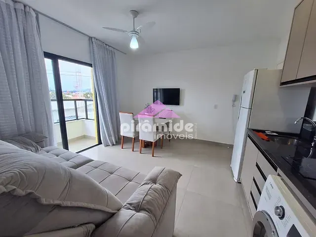 Apartamento com 33m², à venda, no bairro Aruan em Caraguatatuba