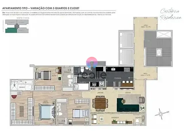 Apartamento com 131m² 4 quartos e 1 banheiro, à venda, no bairro Lourdes em Belo Horizonte