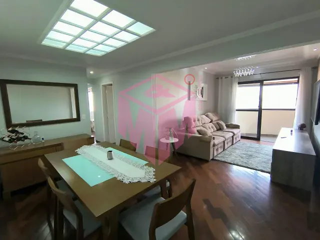 Apartamento com 106m² 3 quartos e 3 banheiros, para alugar, no bairro Centro em São Bernardo do Campo