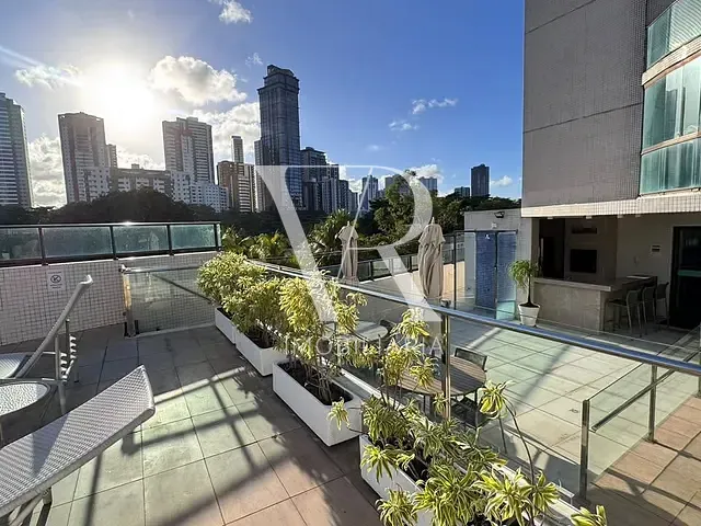 Apartamento 4 quartos e 4 banheiros, à venda, no bairro Cabo Branco em João Pessoa
