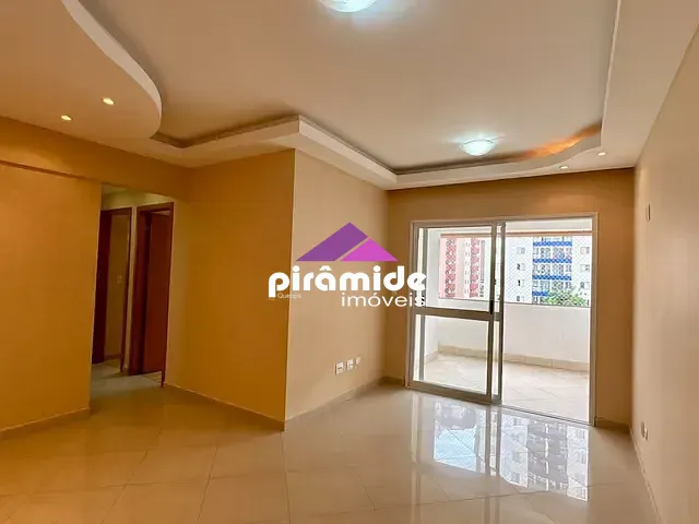 Apartamento com 84m² 3 quartos e 2 banheiros, à venda ou para alugar, no bairro Jardim Aquarius em São José dos Campos