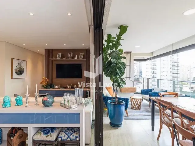 Apartamento com 102m² 2 quartos e 3 banheiros, à venda, no bairro Campo Belo em São Paulo
