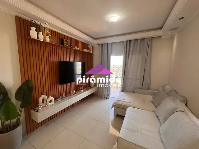 Apartamento com 72m² 2 quartos e 2 banheiros, à venda, no bairro Jardim Satélite em São José dos Campos
