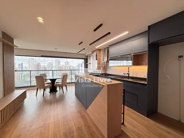 Apartamento com 50m² 1 quarto e 2 banheiros, à venda, no bairro Vila Madalena em São Paulo