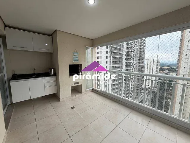 Apartamento com 80m² 3 quartos e 2 banheiros, para alugar, no bairro Condomínio Royal Park em São José dos Campos
