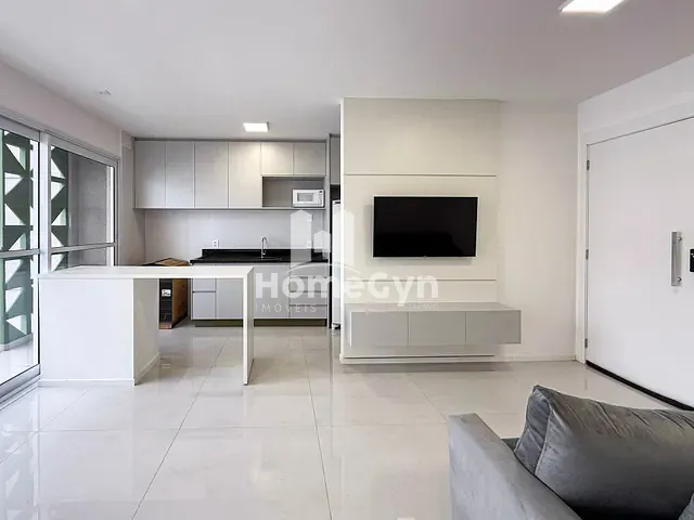 Apartamento com 62m² 2 quartos e 3 banheiros, para alugar, no bairro Setor Bueno em Goiânia