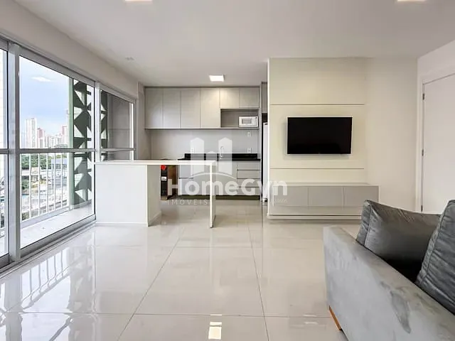 Apartamento com 62m² 2 quartos e 3 banheiros, para alugar, no bairro Setor Bueno em Goiânia