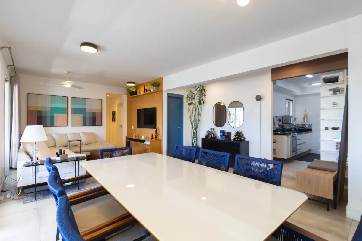 Apartamento para venda em Vila Anastácio com 3 quartos, sendo 3 suítes, 134m²