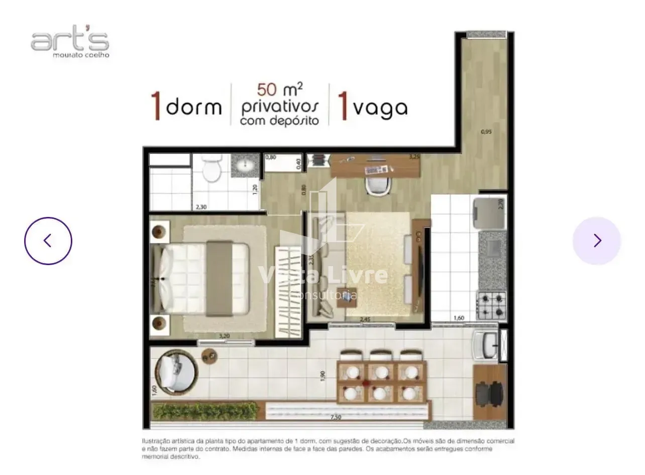 Apartamento, 1 quarto, 50 m² - Foto 20