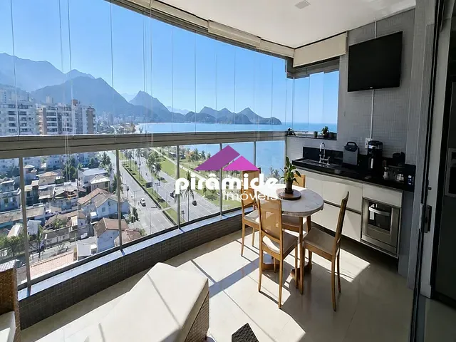 Apartamento com 145m² 3 quartos e 2 banheiros, para alugar, no bairro Indaiá em Caraguatatuba