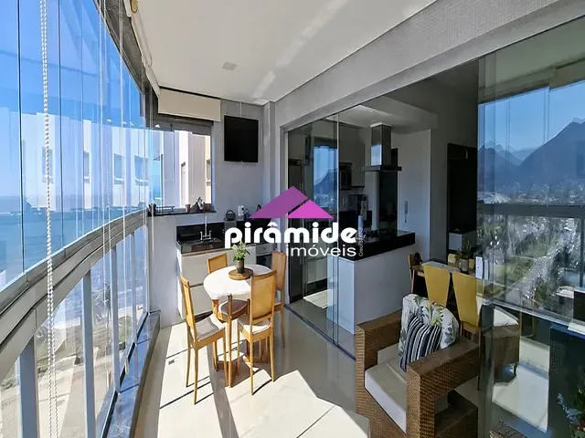 Apartamento com 145m² 3 quartos e 2 banheiros, para alugar, no bairro Indaiá em Caraguatatuba