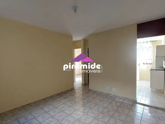 Apartamento com 49m² 2 quartos e 1 banheiro, para alugar, no bairro Jardim Satélite em São José dos Campos