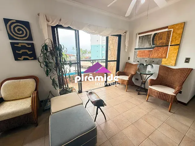 Apartamento 4 quartos e 1 banheiro, à venda ou para alugar, no bairro Sumaré em Caraguatatuba