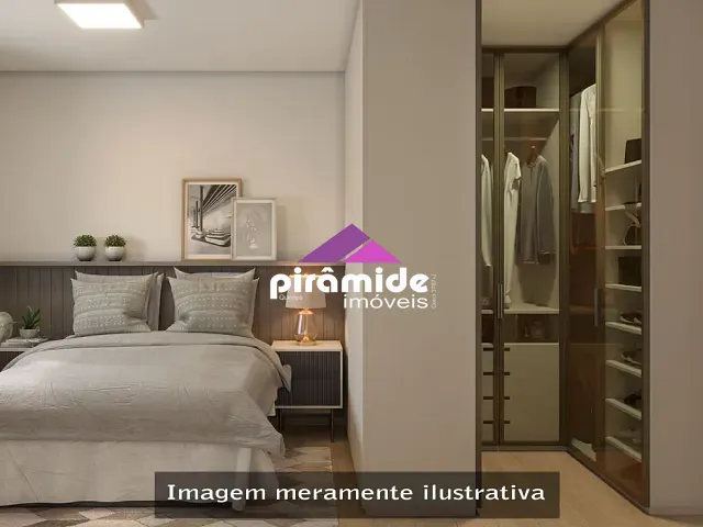 Apartamento com 57m² 2 quartos e 2 banheiros, à venda, no bairro Parque Industrial em São José dos Campos
