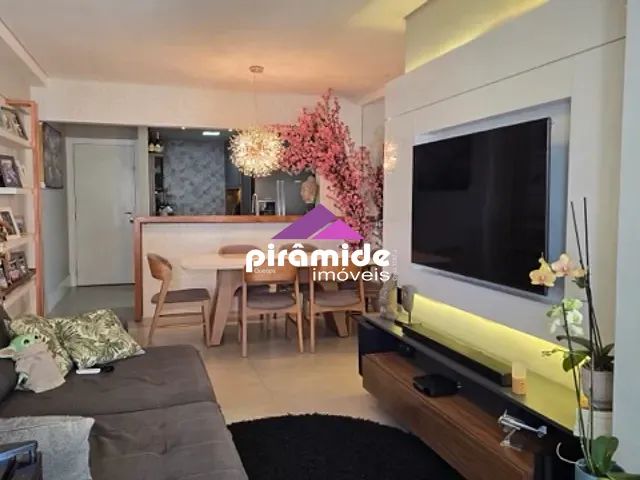 Apartamento com 90m² 3 quartos e 2 banheiros, à venda, no bairro Parque Residencial Aquarius em São José dos Campos