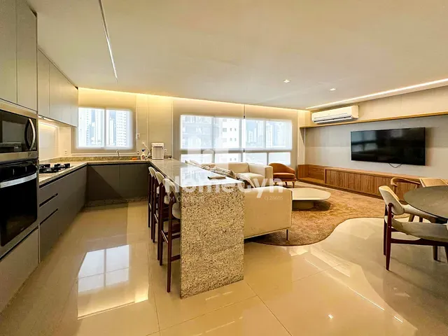 Apartamento com 119m² 3 quartos e 4 banheiros, para alugar, no bairro Setor Bueno em Goiânia
