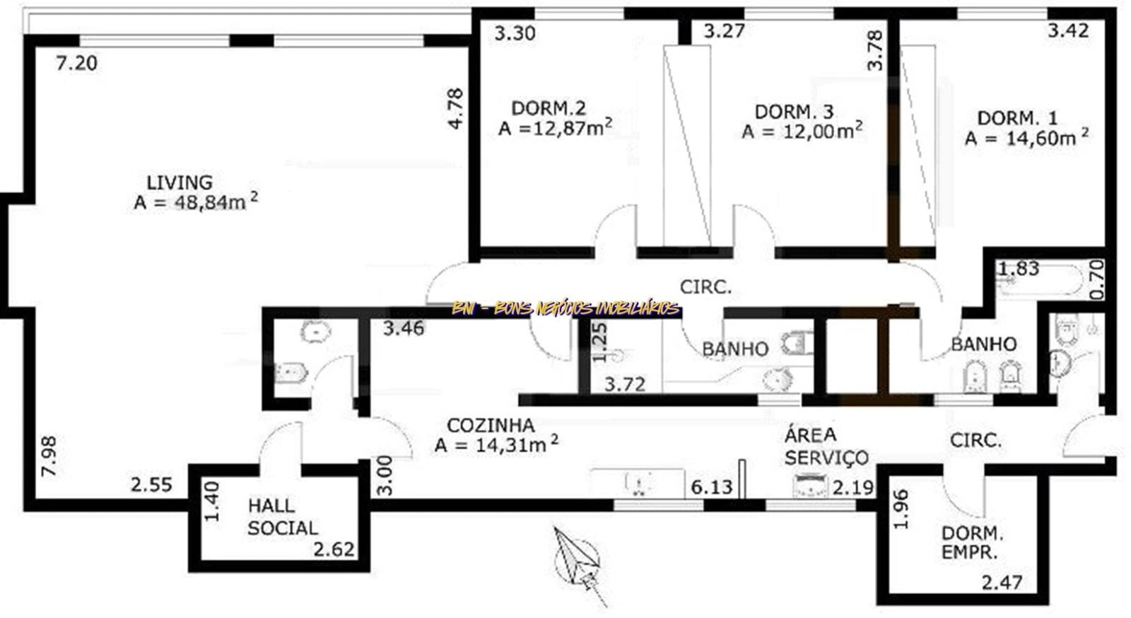Apartamento, 3 quartos, 150 m² - Foto 4