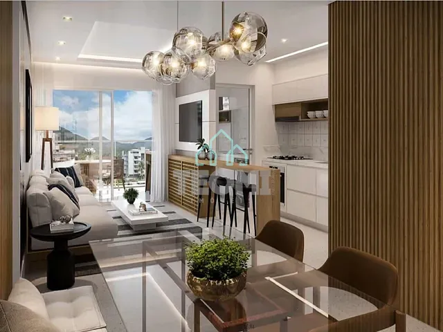 Apartamento 3 quartos e 2 banheiros, à venda, no bairro Itaguá em Ubatuba