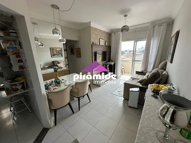 Apartamento com 59m² 2 quartos e 2 banheiros, para alugar, no bairro Bosque dos Eucaliptos em São José dos Campos