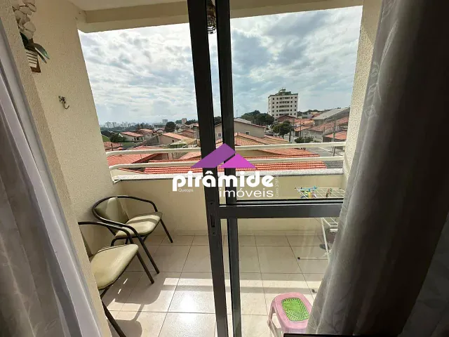 Apartamento com 59m² 2 quartos e 2 banheiros, para alugar, no bairro Bosque dos Eucaliptos em São José dos Campos