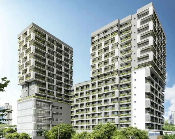 Apartamento para venda em Indianópolis com 1 quarto, sendo 1 suíte, 40m²