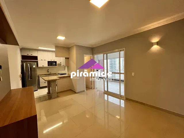 Apartamento com 75m² 2 quartos e 2 banheiros, para alugar, no bairro Parque Residencial Aquarius em São José dos Campos