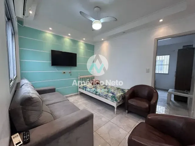 Apartamento 1 quarto e 1 banheiro, à venda, no bairro Canto do Forte em Praia Grande